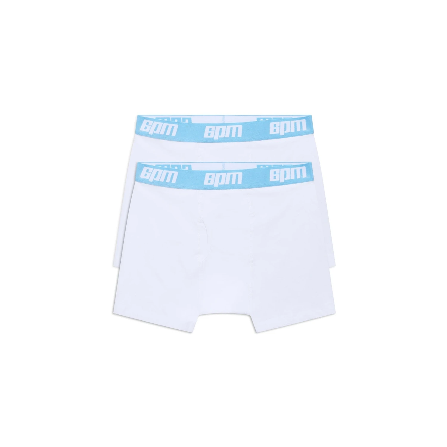 BOXER SHORTS WHITE/BABY BLUE (2-PACK)(Boxer Shorts White Baby Blue) 1 BOXER SHORTS WHITE/BABY BLUE (2-PACK)(Boxer Shorts White Baby Blue)