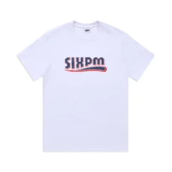 CLEAN EDGE WAVE TEE WHITE(Clean Edge Wave Tee White)