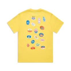 BANANA STICKER TEE YELLOW(Banana Sticker Tee Yellow)