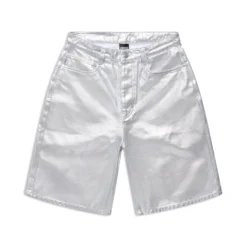 COATED DENIM SHORTS SILVER SURFER(Coated Denim Shorts Silver Surfer)