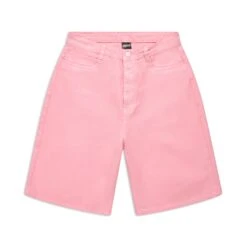COATED DENIM SHORTS PINK(Coated Denim Shorts Pink)