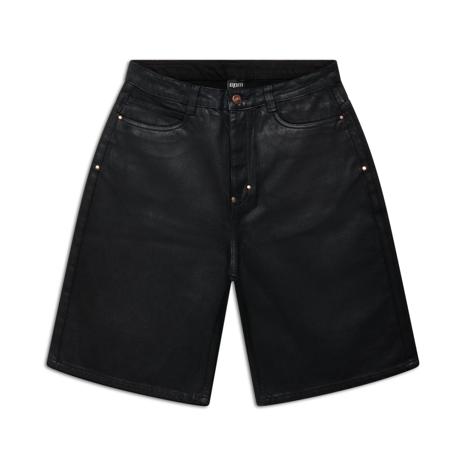 COATED DENIM SHORTS BLACK(Coated Denim Shorts Black 25) 1 COATED DENIM SHORTS BLACK(Coated Denim Shorts Black 25)