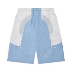 BAGGY WARM UP SHORTS ICE BLUE(Baggy Warm Up Track Shorts Ice Blue)