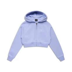 WMNS CROPPED ZIP HOODIE SOFT VIOLET(Wmns Cropped Zip Hoodie Soft Violet)