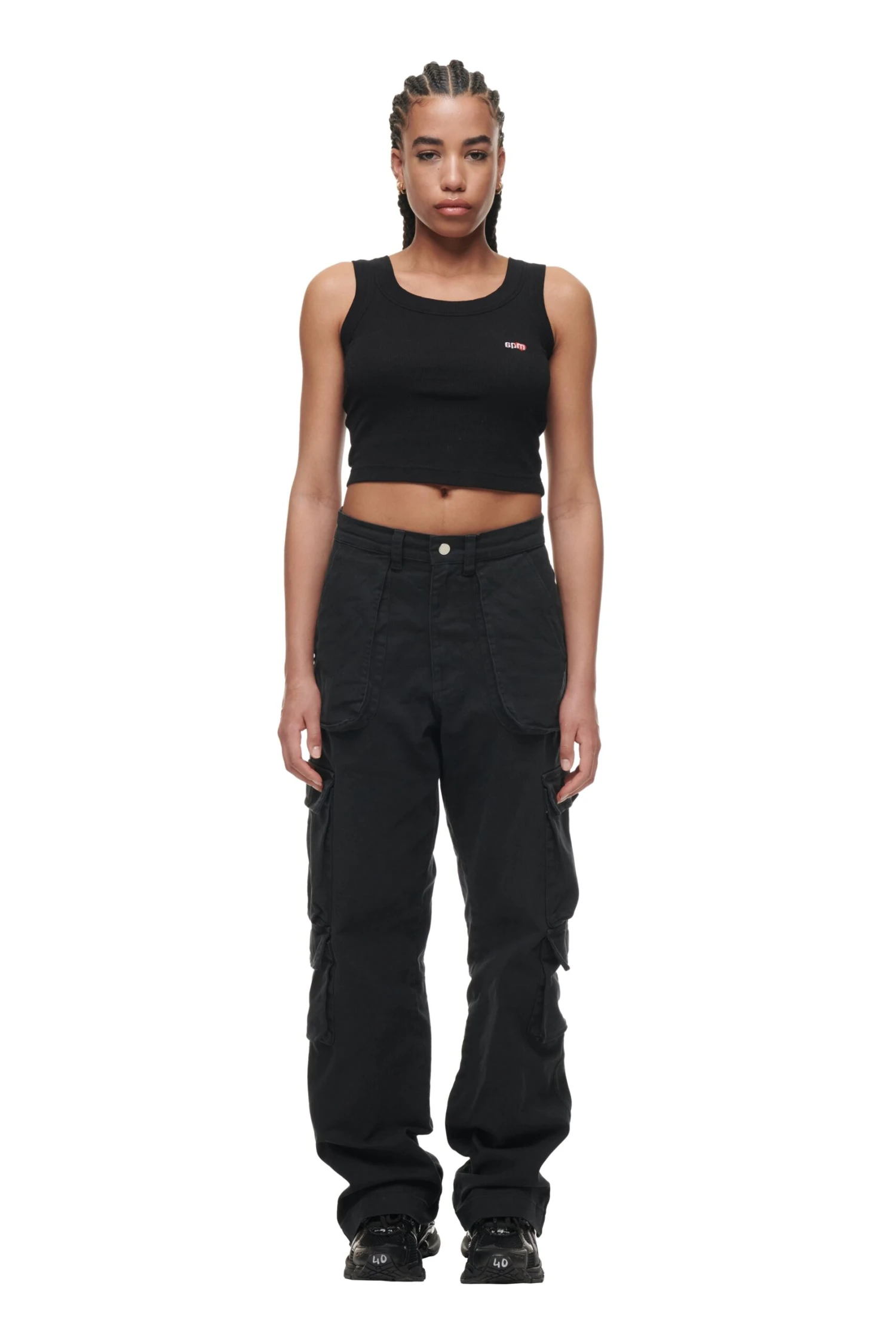 CROP TOP BLACK (2-PACK)(Crop Top Black 2 Pack) 1 CROP TOP BLACK (2-PACK)(Crop Top Black 2 Pack)