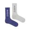 COLLEGE SOCKS GREY BLUE(College Socks Grey Blue)