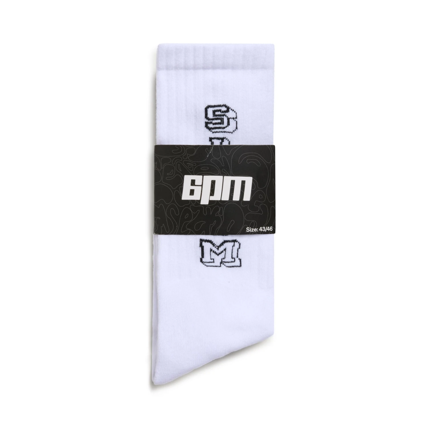 COLLEGE SOCKS BLACK WHITE(College Socks Black White) 4 COLLEGE SOCKS BLACK WHITE(College Socks Black White) - Image 4