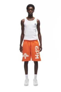 LOGO SHORTS ORANGE(Logo Shorts Orange)