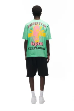 HOT YOGA T-SHIRT GREEN(Hot Yoga T Shirt Green) -6pm Season 6PM vVERTABRAE Look 14 Tshirt Male mint 0413