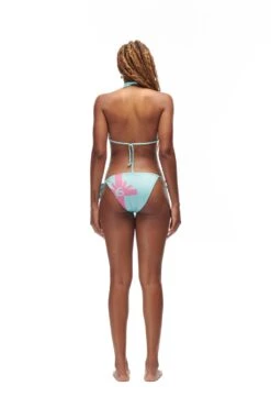 LOGO BIKINI BABYBLUE(Logo Bikini Babyblue) 5 LOGO BIKINI BABYBLUE(Logo Bikini Babyblue) -6pm Season 6PM vVERTABRAE Look 22Bikini Female green 0585