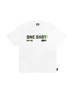 ONE SHOT T-SHIRT WHITE(One Shot T Shirt White)