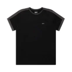 SLIM FIT RINGER TEE BLACK(Slim Fit Ringer Tee Black)