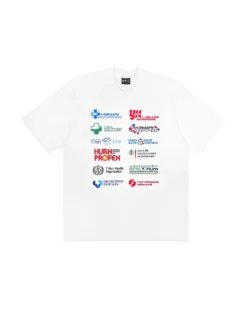 MULTI LOGO T-SHIRT WHITE(Multi Logo White)