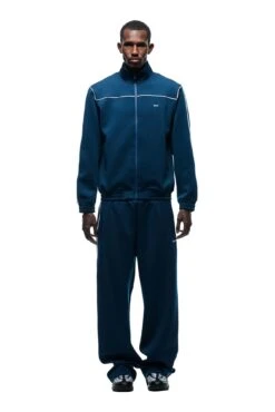 NEOPRENE TRACK JACKET NAVY(Track Jacket Interlock Navy)