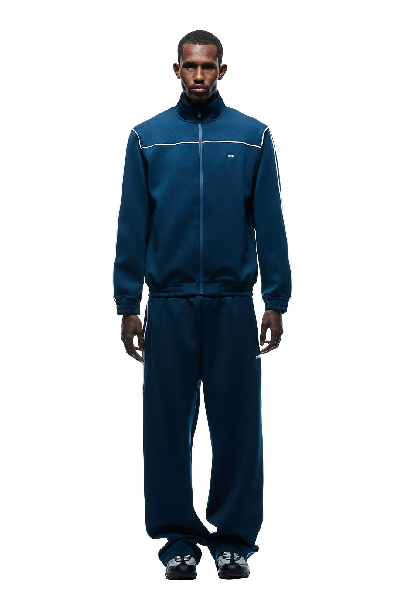 NEOPRENE TRACK JACKET NAVY(Track Jacket Interlock Navy) 1 NEOPRENE TRACK JACKET NAVY(Track Jacket Interlock Navy)