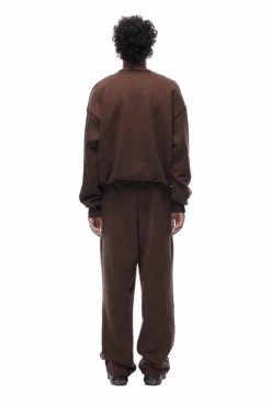 CREWNECK CHOCOLATE BROWN(23n04 1200 907 Crewn) -6pm Season crewneck brown 3 min