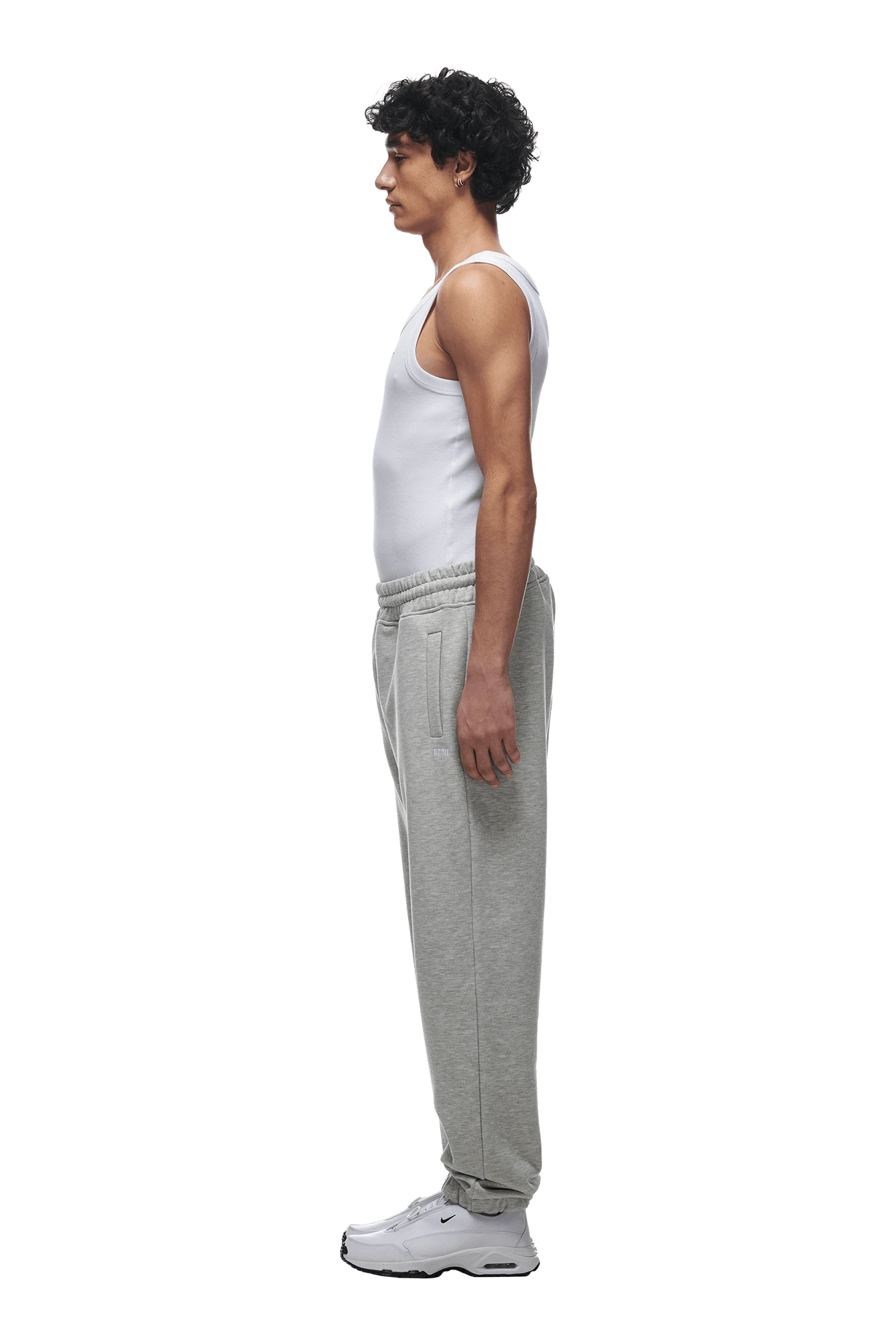 CUFF JOGGER GREY MELANGE(Cuff Jogger Grey Melange) 3 CUFF JOGGER GREY MELANGE(Cuff Jogger Grey Melange) - Image 3