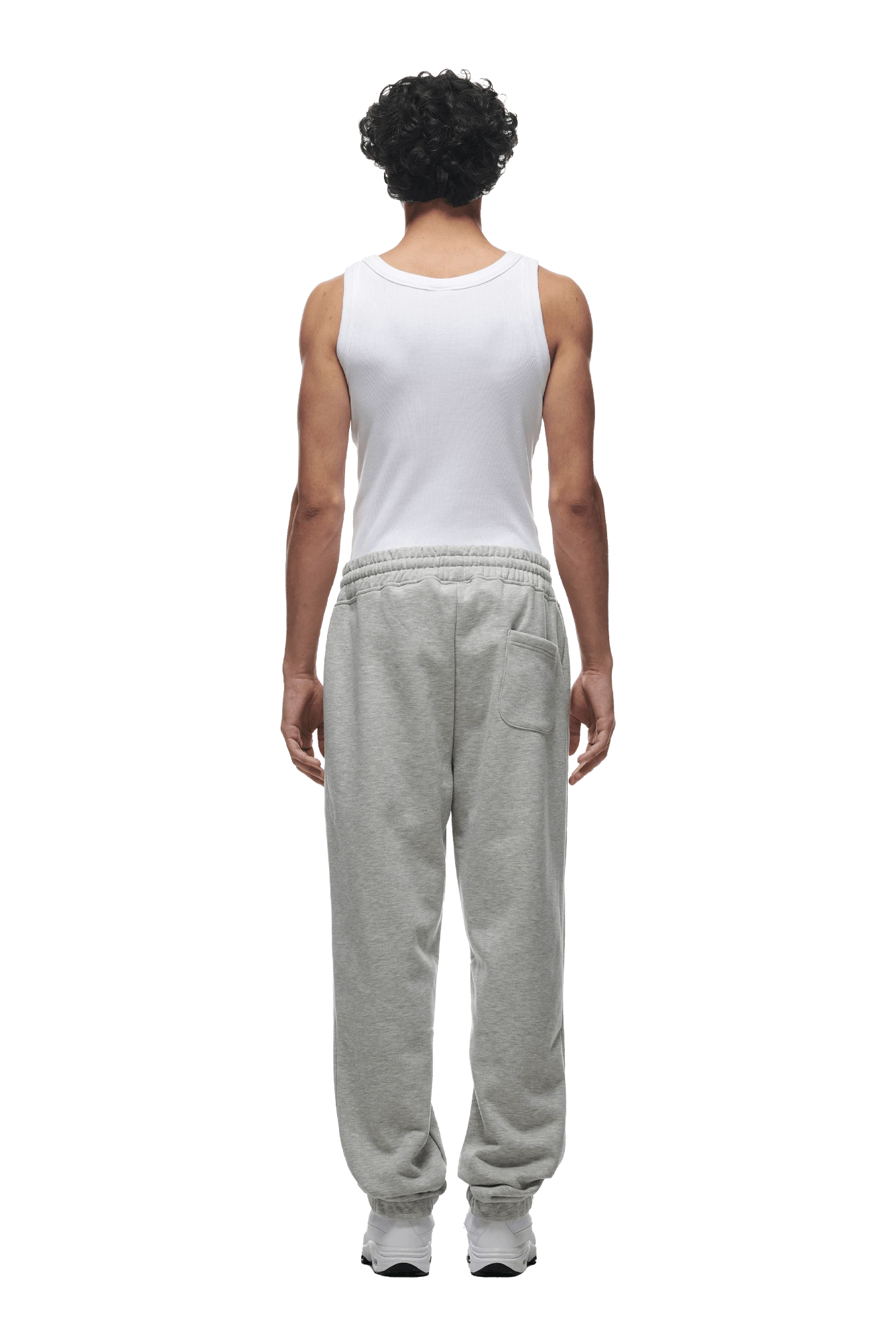 CUFF JOGGER GREY MELANGE(Cuff Jogger Grey Melange) 4 CUFF JOGGER GREY MELANGE(Cuff Jogger Grey Melange) - Image 4