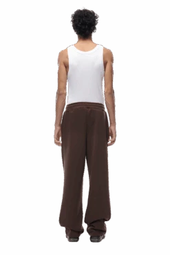 OPEN LEG JOGGER CHOCOLATE BROWN(23n05 2110 907 Swpol) -6pm Season open leg brown 3 min