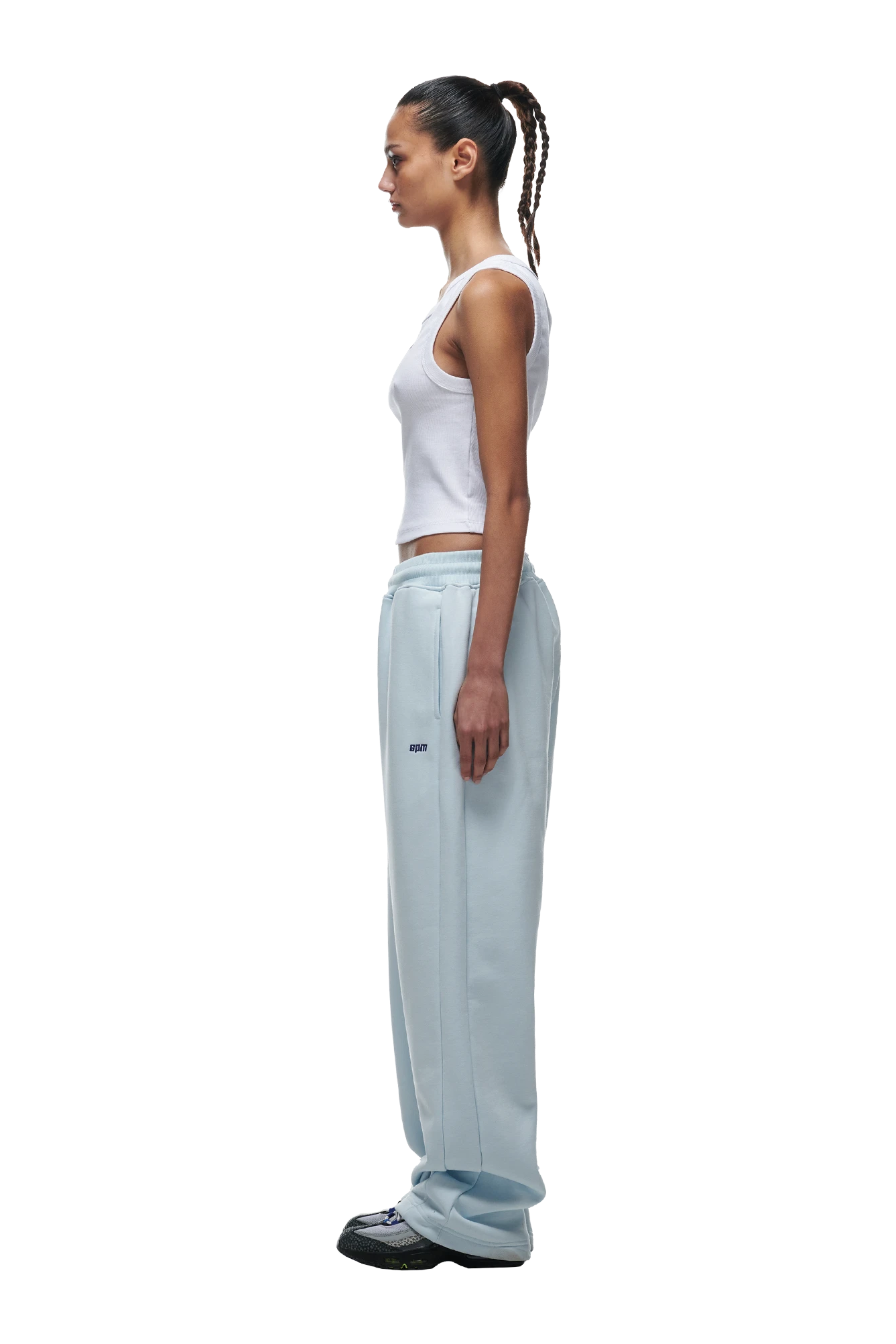 OPEN LEG JOGGER ICE BLUE(Open Leg Jogger Ice Blue) 6 OPEN LEG JOGGER ICE BLUE(Open Leg Jogger Ice Blue) - Image 6