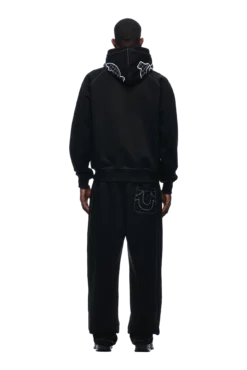 BUDDHA HOODIE BLACK(Buddha Hoodie Black) -6pm Season tr buddha hoodie black4 min