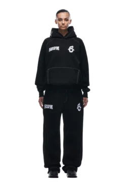 ICONS HOODIE BLACK(Icons Hoodie Black) -6pm Season tr icon hoodie black5 min