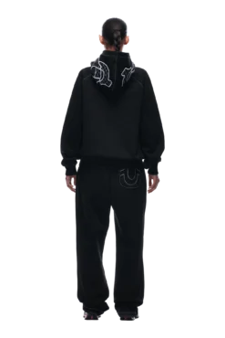 ICONS HOODIE BLACK(Icons Hoodie Black) -6pm Season tr icon hoodie black8 min