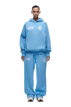 ICONS HOODIE SKY BLUE(Icons Hoodie Sky Blue) -6pm Season tr icon hoodie blue5 min