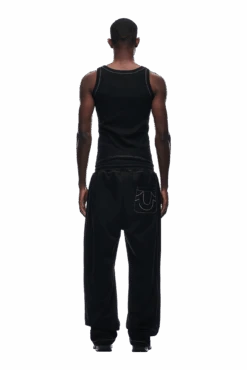 ICONS OPEN LEG JOGGER BLACK(Icons Open Leg Jogger Black) -6pm Season tr icon tank top3 min efe7420c df7a 4dd8 942b 914ae85871b6