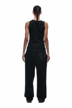 ICONS OPEN LEG JOGGER BLACK(Icons Open Leg Jogger Black) -6pm Season tr icon tank top6 min d5fdfd09 968b 4110 b42f 8fb5f9d3eacb