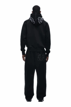 ICONS ZIP HOODIE BLACK(Icons Zip Hoodie Black) -6pm Season tr icon zip hoodie black4 min