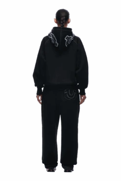 ICONS ZIP HOODIE BLACK(Icons Zip Hoodie Black) -6pm Season tr icon zip hoodie black8 min