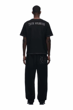 RHINESTONE LOGO T-SHIRT BLACK(Rhinestone Logo T Shirt Black) -6pm Season tr rhinestone logo t shirt3 min